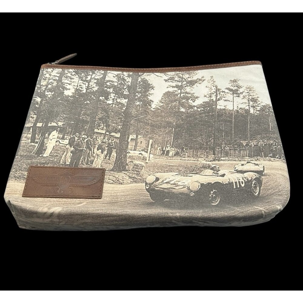 OSPREY Zipper Bag Pouch JULIAN GRAHAM 2018 Pebble Beach Concours Road Race 10x14